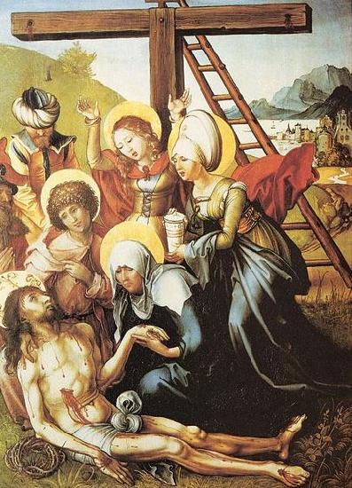 Albrecht Durer Die sieben Schmerzen Maria, Mitteltafel France oil painting art